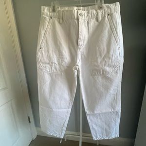 jcrew white jeans